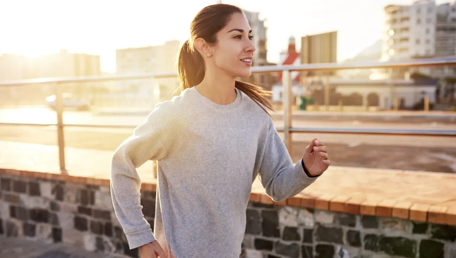 Jogging on the street
